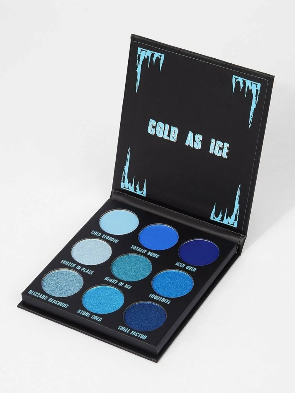 BH Cosmetics Sub Zero Blue Eyeshadow Palette Cold as Ice Makeup NEW *READ*